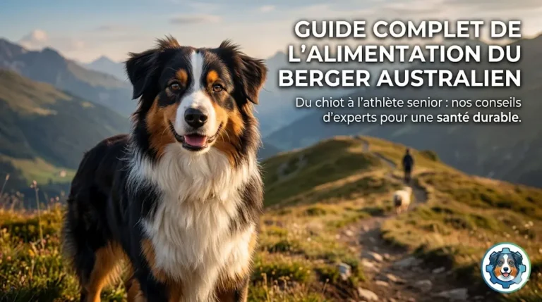 photo de couverture pour alimentation berger australien